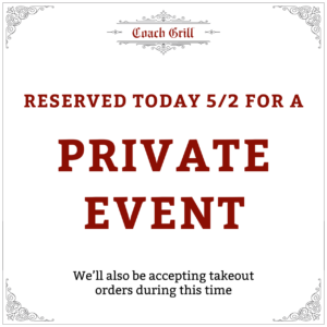 Closed for private event