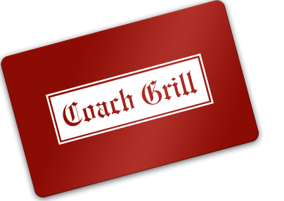 coach grill gift card